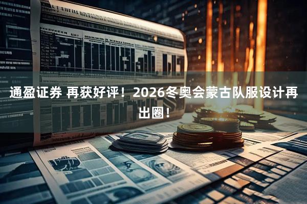 通盈证券 再获好评！2026冬奥会蒙古队服设计再出圈！