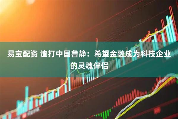 易宝配资 渣打中国鲁静：希望金融成为科技企业的灵魂伴侣